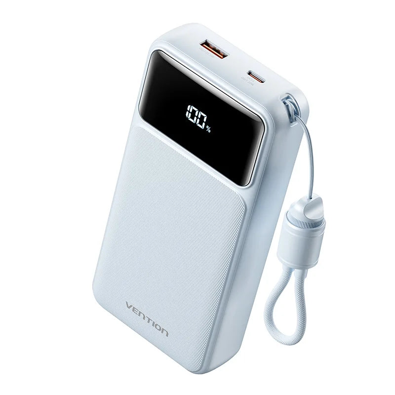 Vention CCC 20000mAh 22.5W Power Bank Portable Fast Charger for Xiaomi iPhone Samsung Spare Battery 3C Certified Powerbank