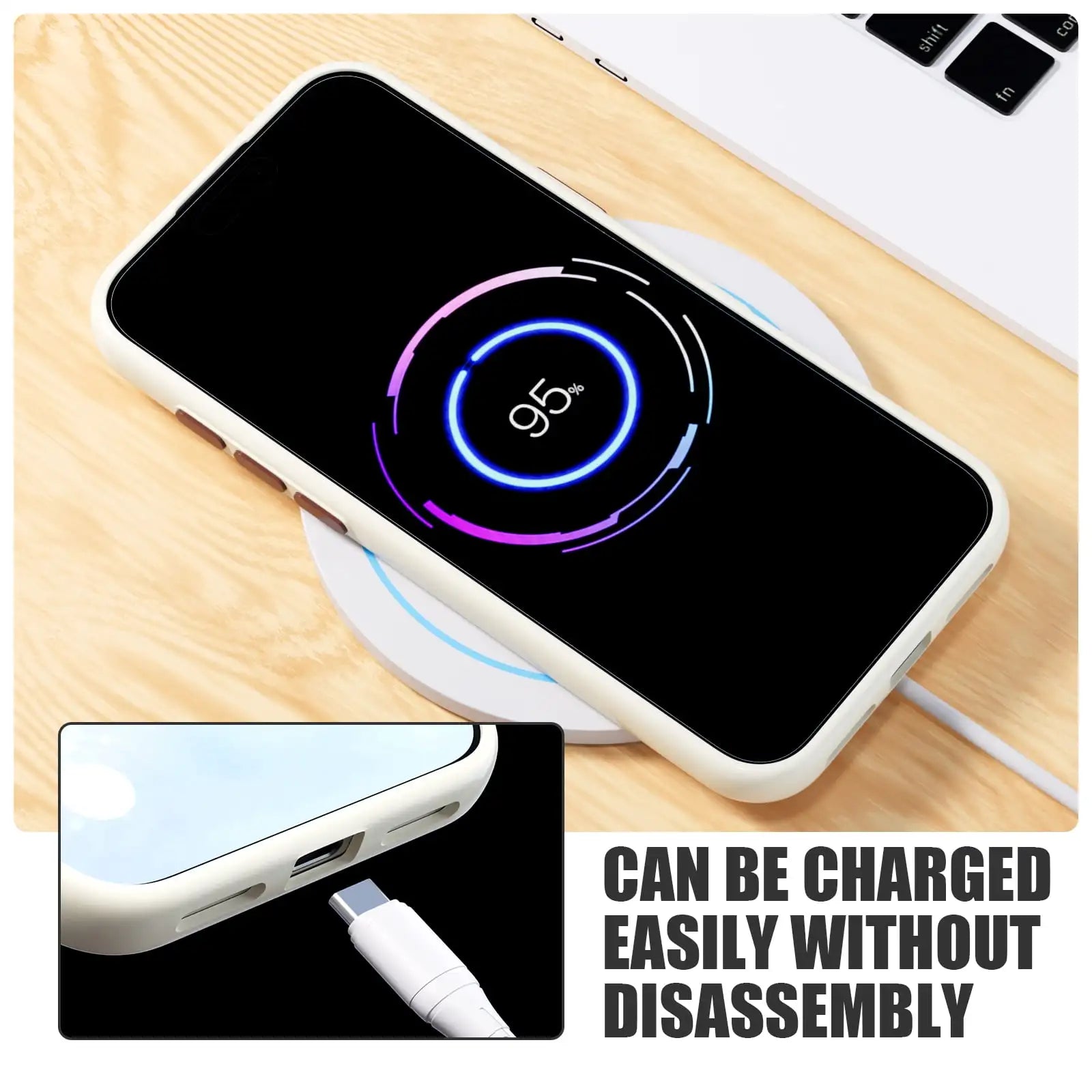 Compatible with Apple iPhone 17 Case Clear with Color Design for Girls Women Soft TPU+PC Shockproof More Protective Girly for iPhone 17 Case