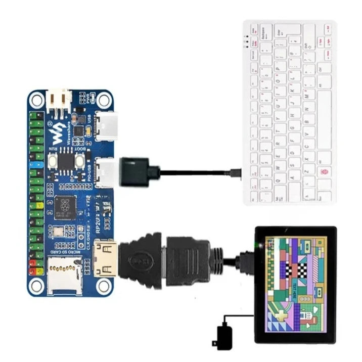 Raspberry Pi RP2040 PiZero Python Programming and Development Board Dual Core Processor DVI Interface