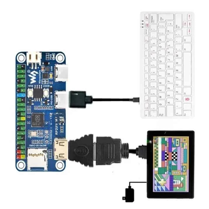 Raspberry Pi RP2040 PiZero Python Programming and Development Board Dual Core Processor DVI Interface