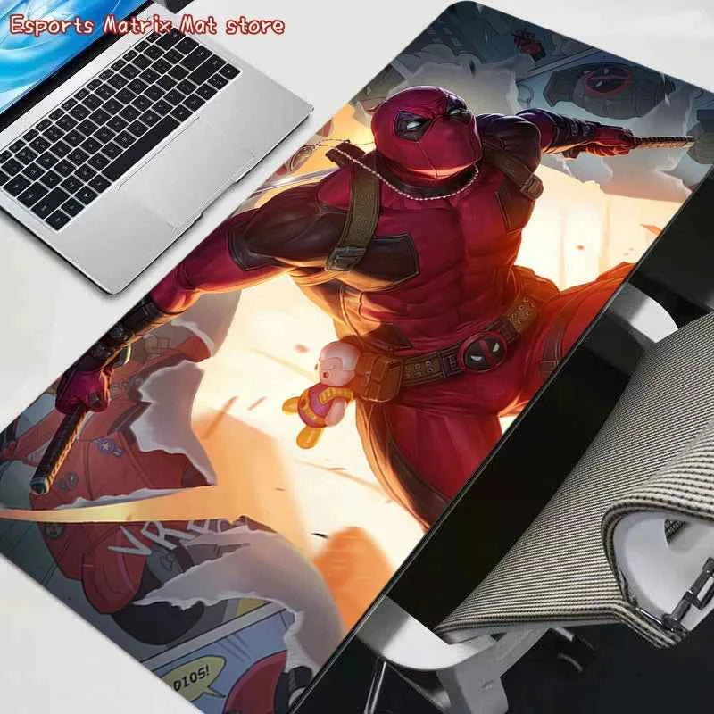 Large Gaming Mouse Pad Anime Spider-Man PC Computer Gamer Desk Mat For CS GO LOL  Laptop Mousepads Kawaii Mousepad