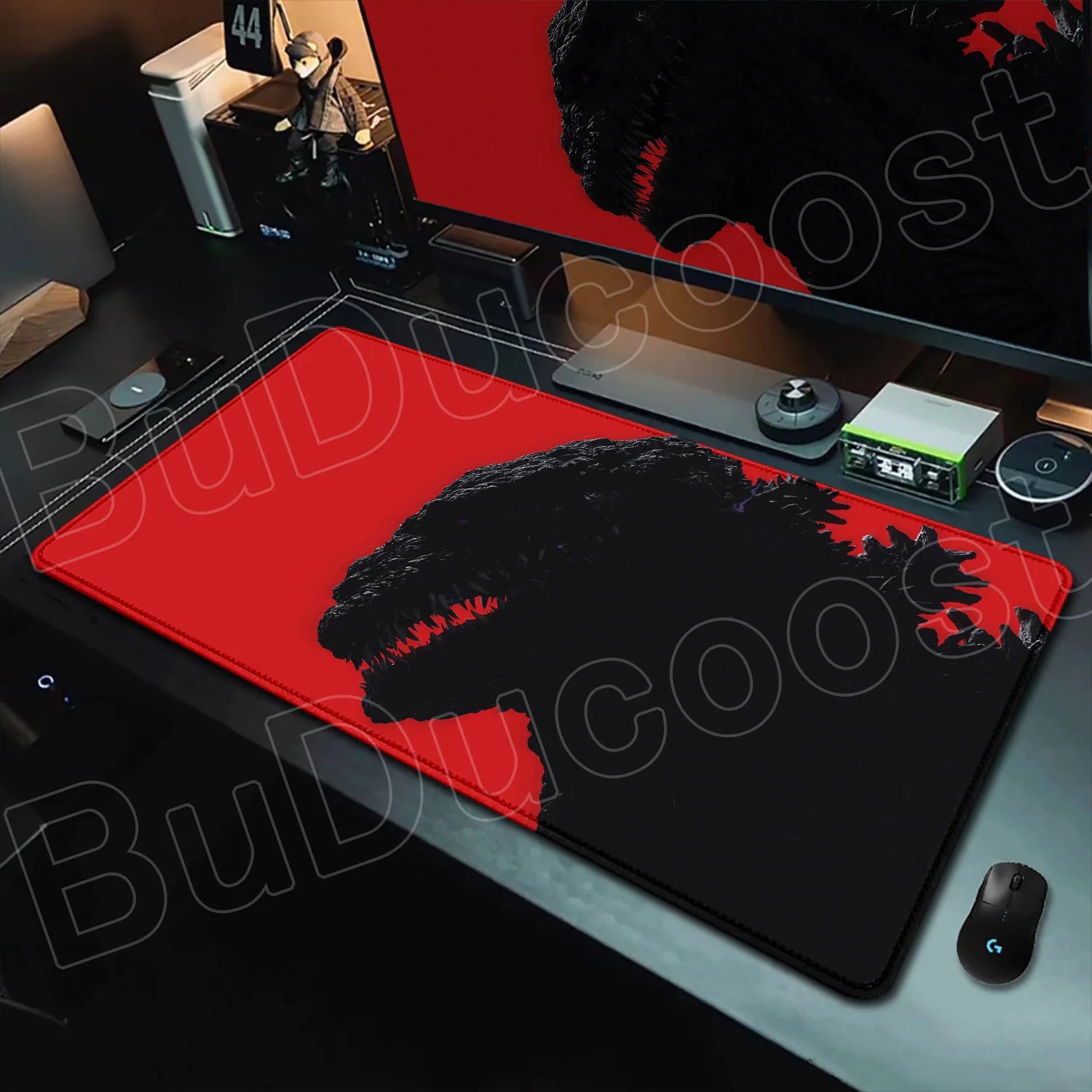 G-Godzillaes Mouse Pad Personalized Pattern 900x400mm XXL Lockedge Office Laptop Game Computer Desk Mat Table Keyboard Mouse Pad