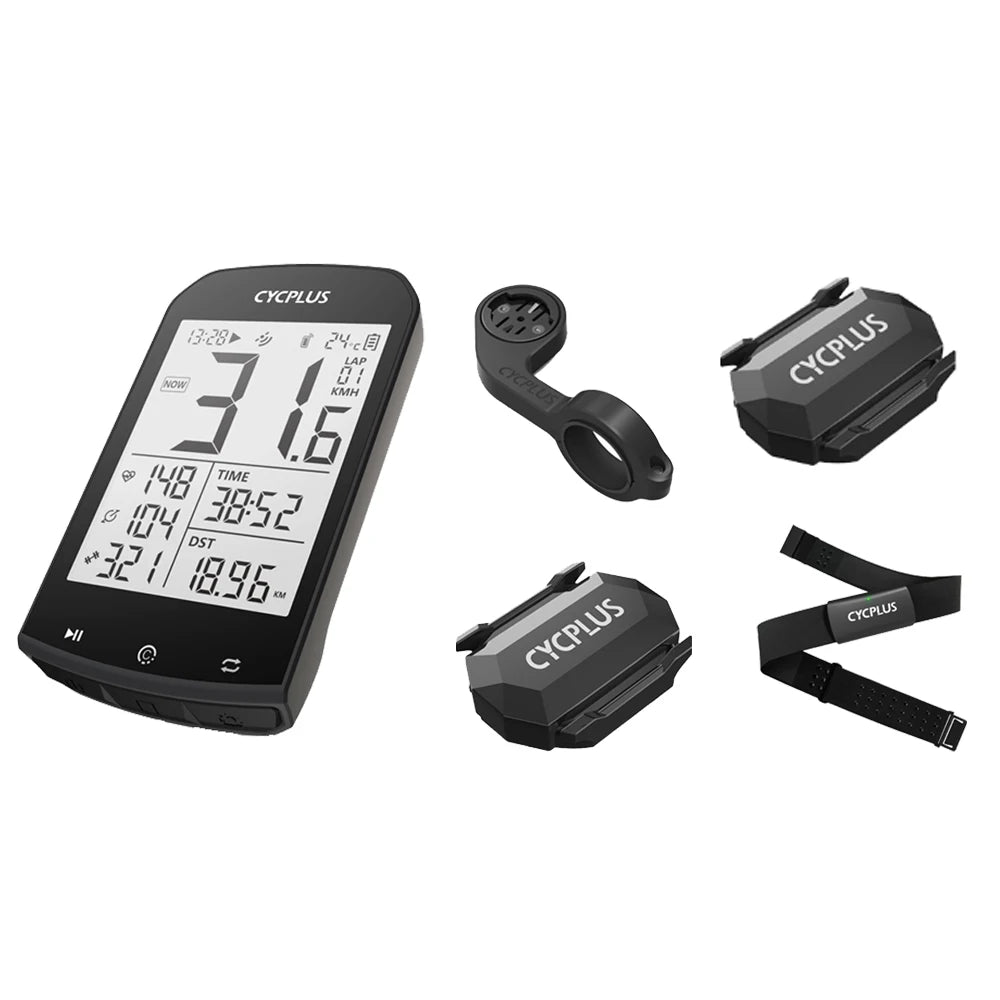 CYCPLUS M1+Z1 Cycling GPS Wireless Bike Computer With BLE 5.0/ANT+ with 2.9
