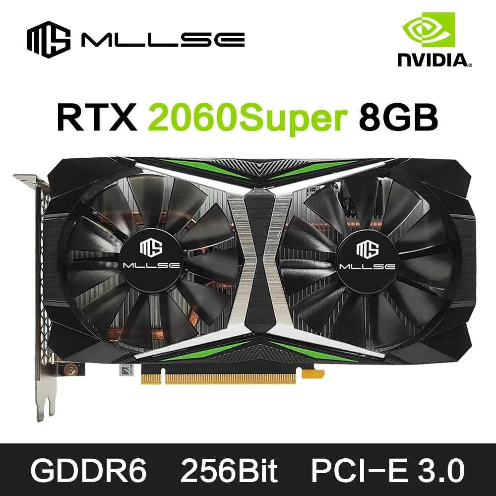 MLLSE RTX 2060 Super 8GB Graphics Card GDDR6 256 Bit PCI-E 3.0×16 8Pin NVIDIA GPU Rtx 2060super