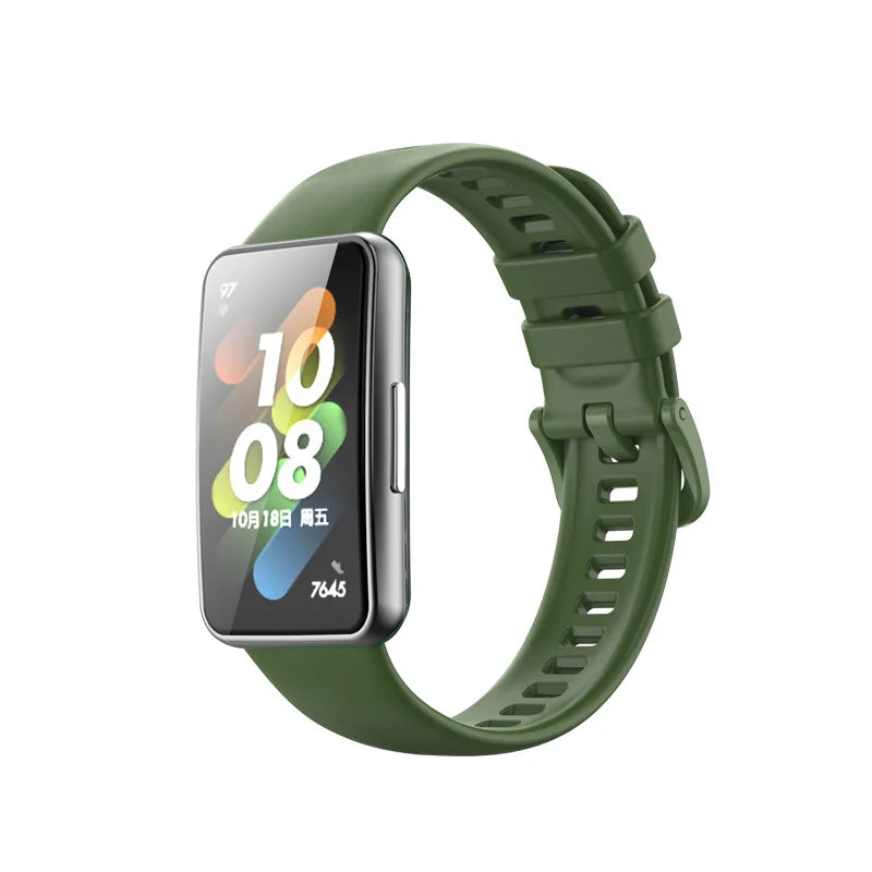 Silicone Strap For Huawei Band 8 Strap Accessories SmartWatch Replacement watchband Wristband correa bracelet for Huawei Band 8