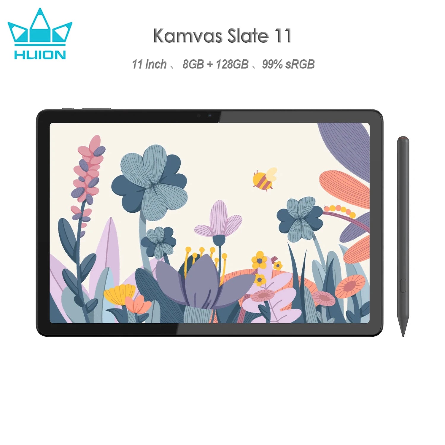 Huion Tablet Kamvas Slate 10/11/13 Android 14 Note Pad Portable Graphics Tablet 10-13 Inch, Bluetooth WIFI Wireless Connection