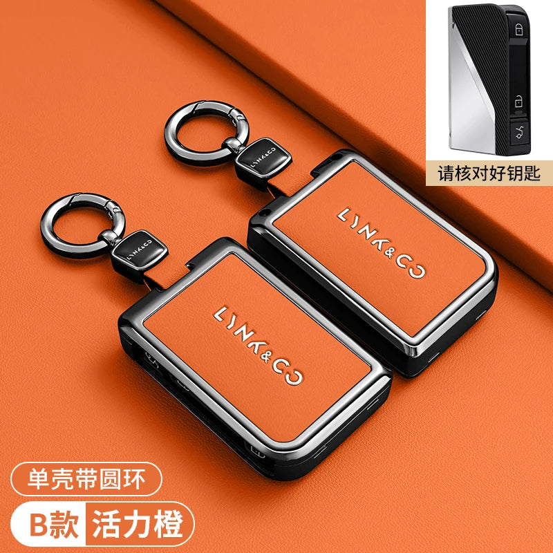 Car Key Cover Case Holder Remote Keyless Entry Car Accessories for LYNK&CO 05 01 02 03 06 Keychains Protection Key Fob
