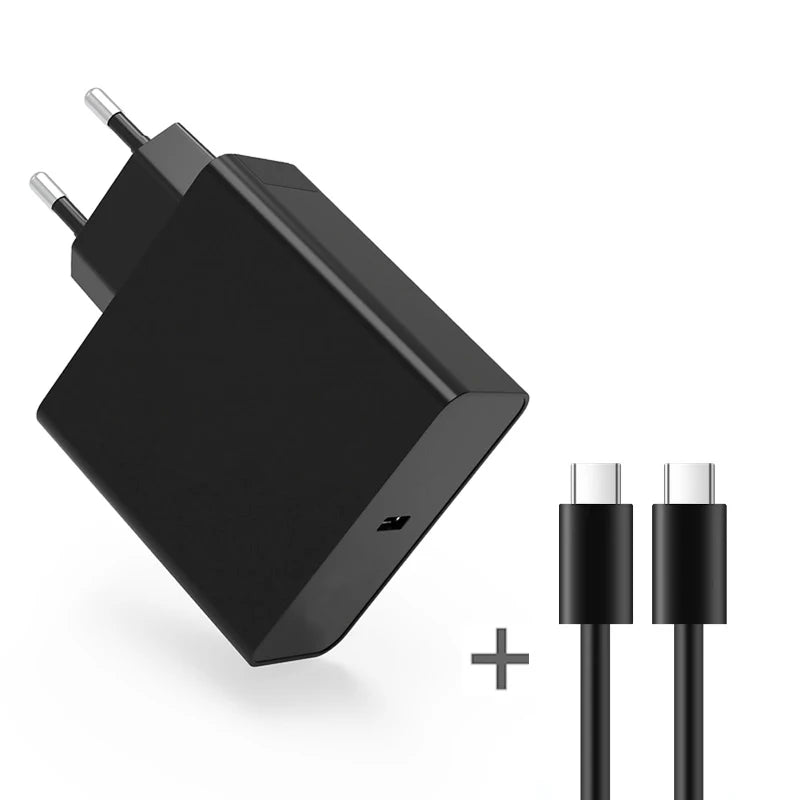 65W 20V 3.25A USB Type C PD Charger USB C Power Laptop Adapter for Macbook Pro ASUS Huawei Lenovo Matebook HP DELL XPS Notebooks