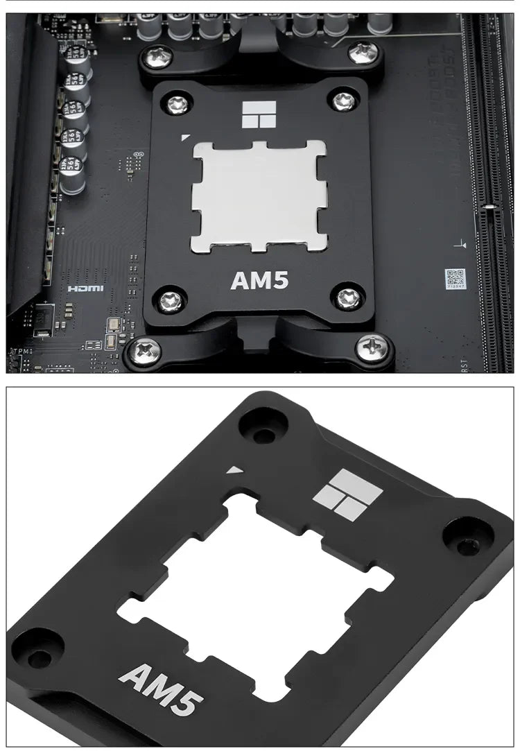 Thermalright AM5 SECURE FRAME V2 BLACK AMD AM5 ILM Bending Correct Frame ASF AM5 BLACK V2
