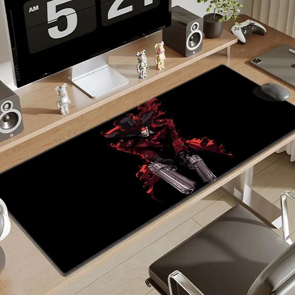 Anime Hellsing Alucard Mousepad Pad Gamer Carpet Computer Mouse Pad Anime Gaming mouse pad High Quality Game Mouse pad gift csgo