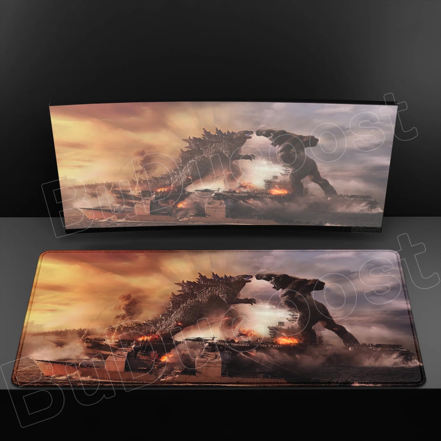 G-Godzillaes Mouse Pad Personalized Pattern 900x400mm XXL Lockedge Office Laptop Game Computer Desk Mat Table Keyboard Mouse Pad