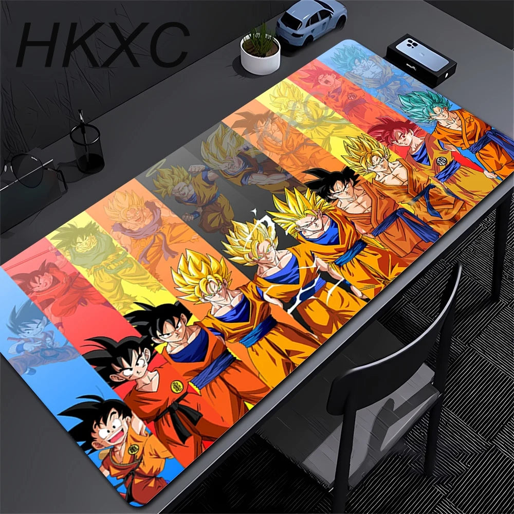 XXL Mouse Pad Anime Dragon Ball Z Kawaii DBZ Desk Mat Girl Gabinete Gamer Computer Desk Mat Keyboard Gaming Accessories Mousepad
