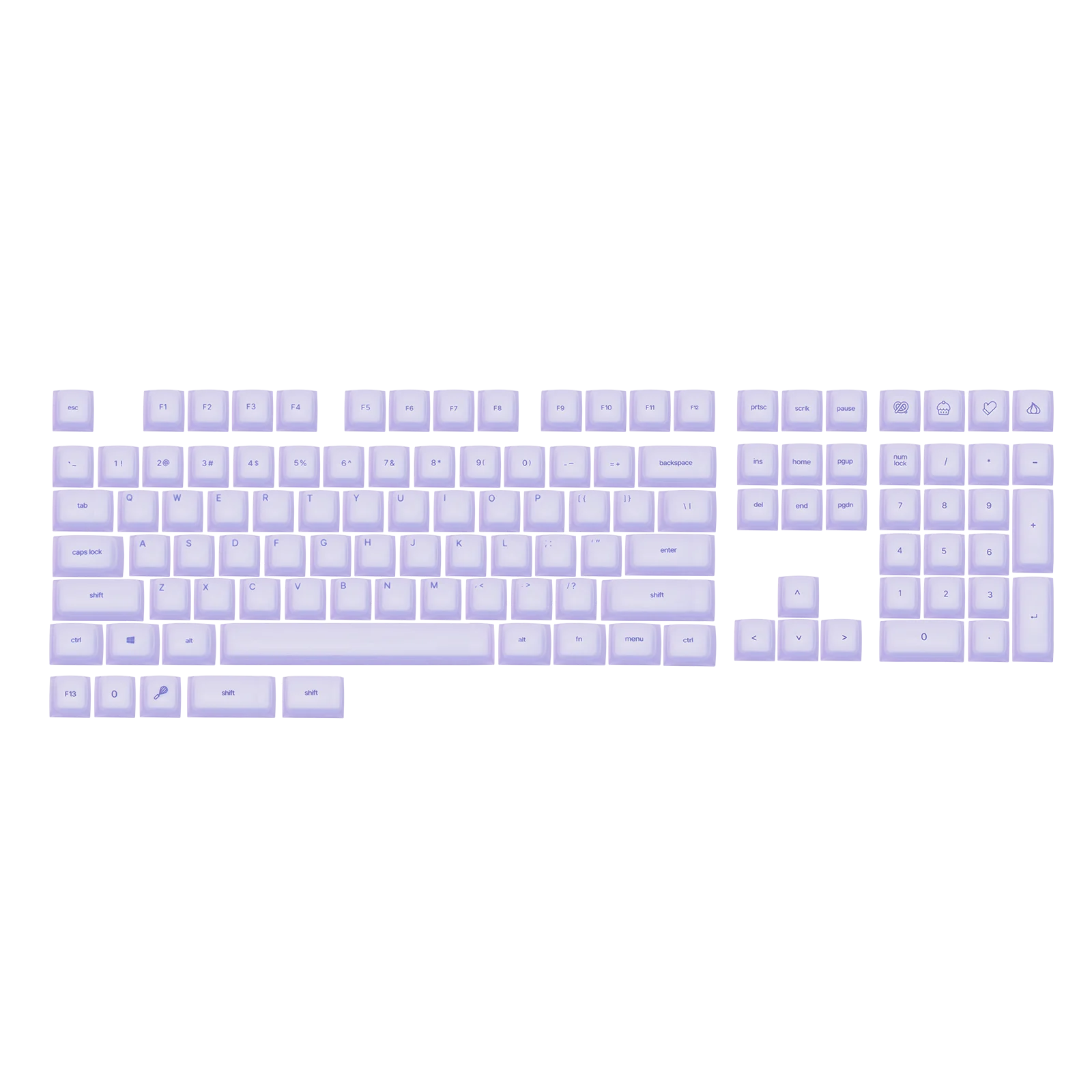 EPOMAKER AegisSil Keycap Set 113 Cherry Profile Silicone Material Keys for Cherry MX/Kailh/Outemu/Gateron Mechanical Keyboard