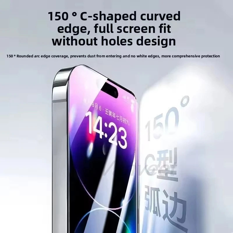 1-5PCS HD Oleophobic Coating Dust Free Easy Installation Screen Protector For iPhone 17 Pro Max 17 17 Pro  Air Tempered Glass