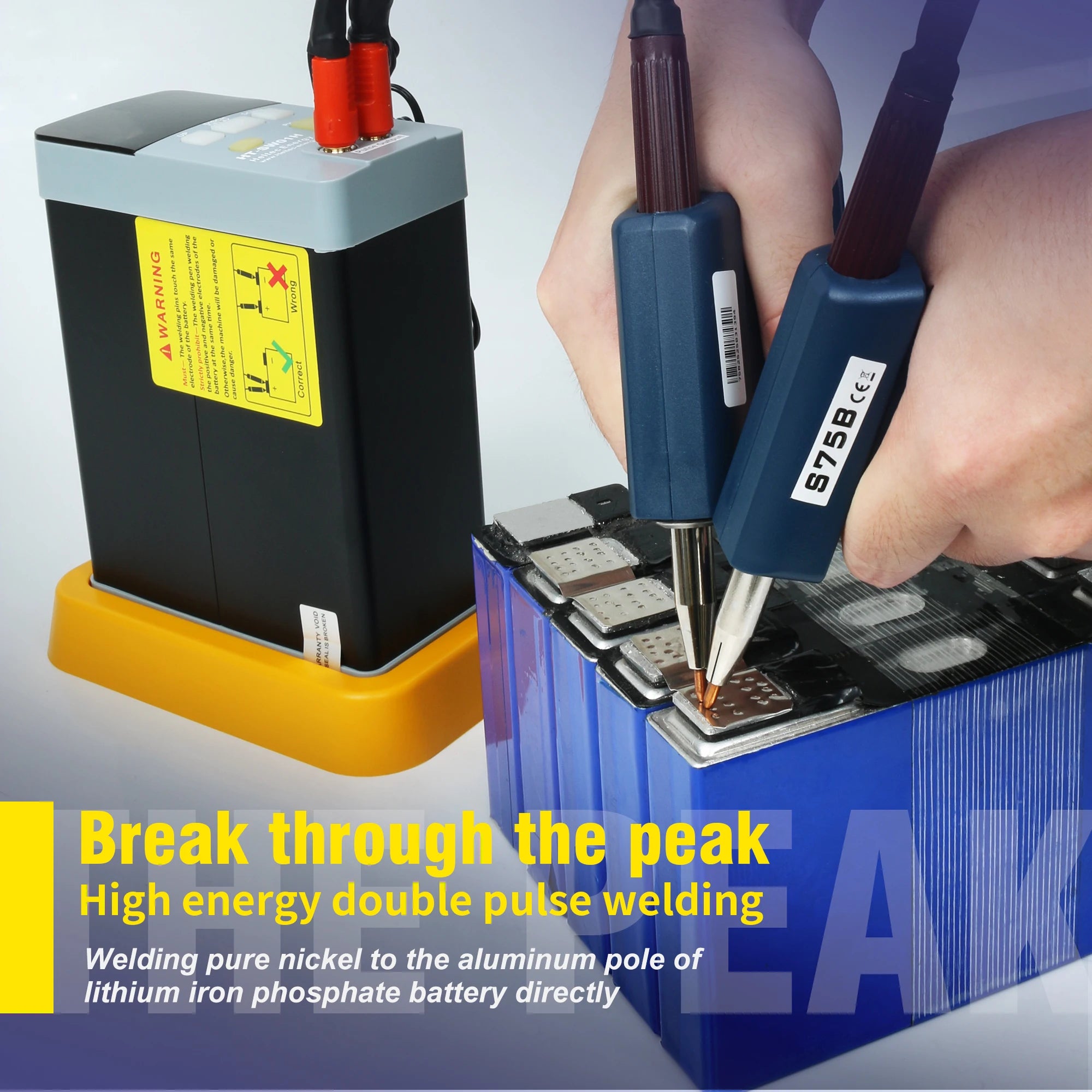 Heltec 21KW 36KW 42KW Capacitor Storage Battery Spot Welding Machine/Portable Small Spot Welder LED Display 0.5mm Thickness