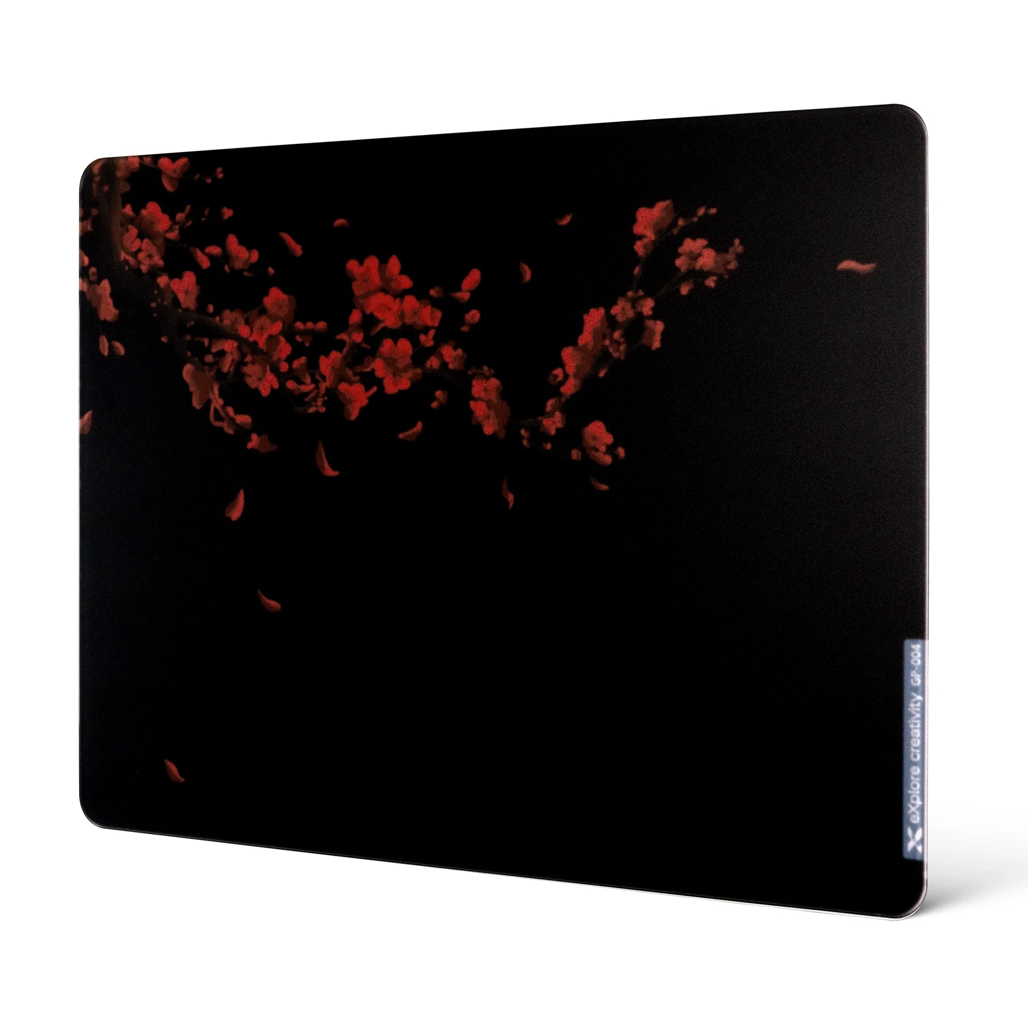 XVX Premium Glass Mousepad Micro-etched surface Full Anti-slip Rubber Base Special Tempered Glass Black Mouse Pad for Gamer