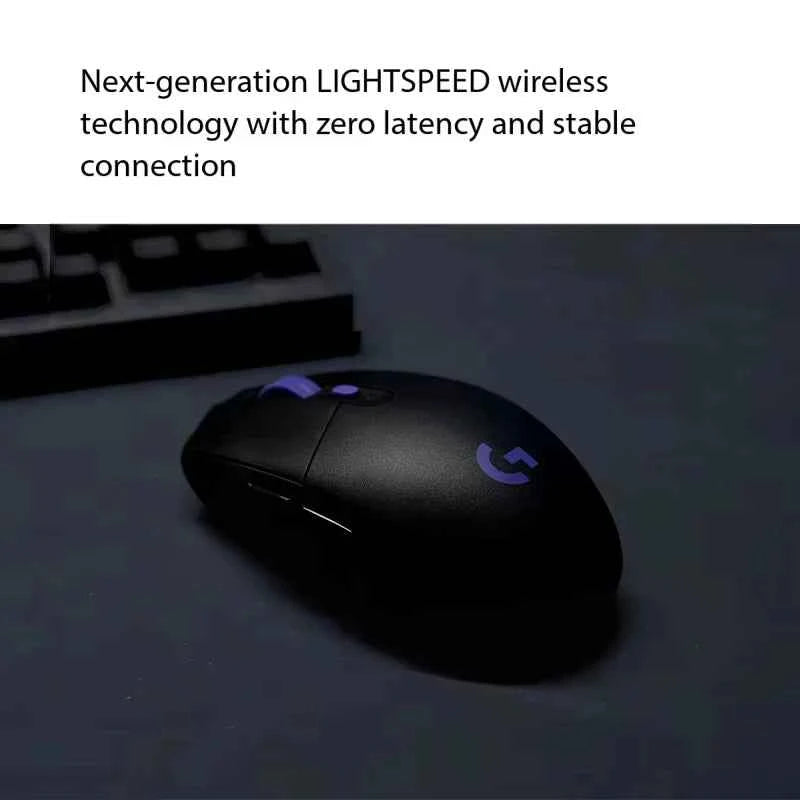 Logitech G304X Lightspeed Wireless Mouse 57g Lightweight Dual Mode Macro 6 Buttons Hero 25K Sensor 25600 DPI Optical Gamer Mouse