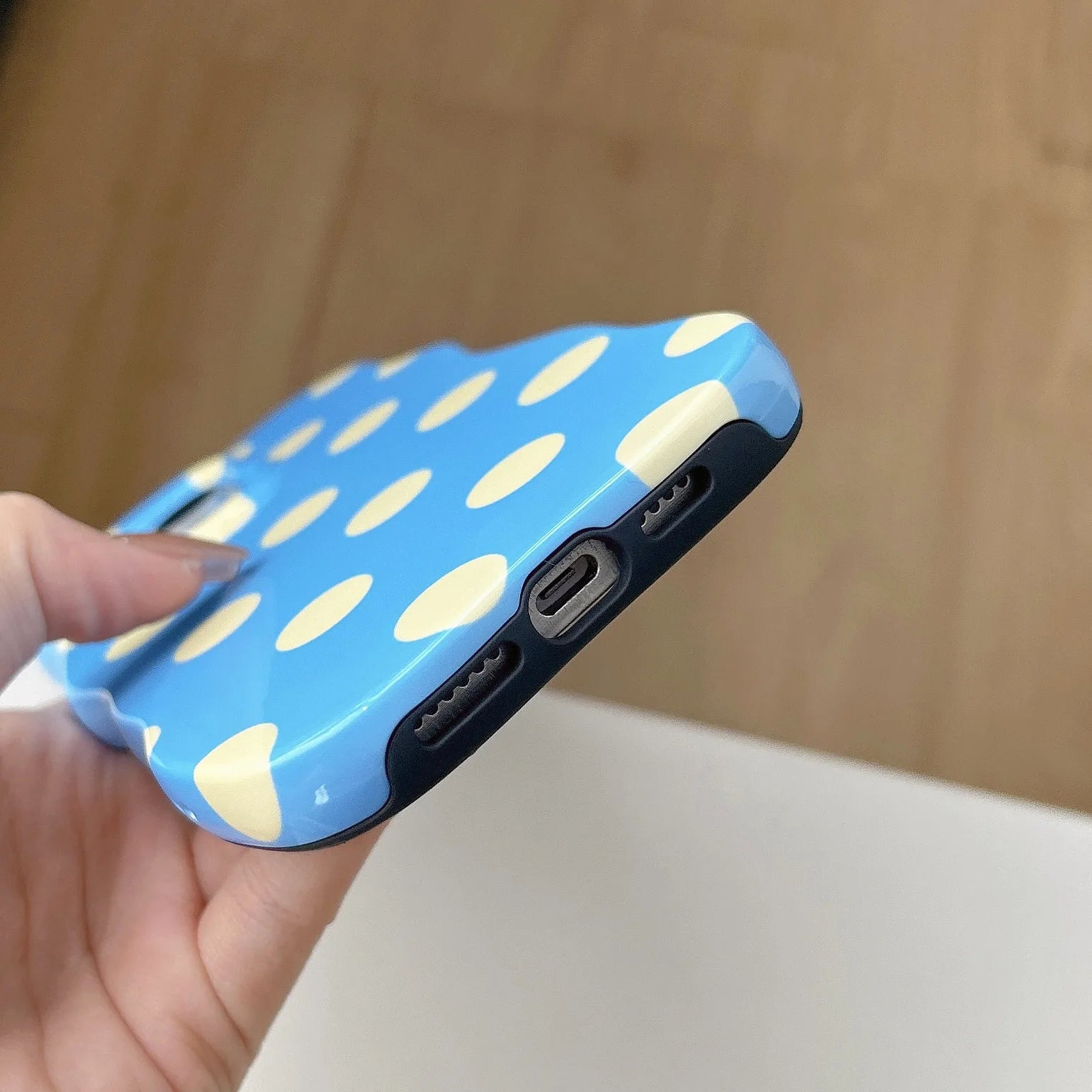 Pastel Polka Dot Phone Case - Compatible with iPhone 17 Air/16 Pro/15 Pro Max/14/13/12/11