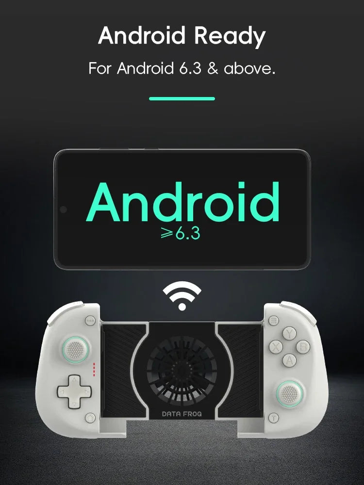 DATA FROG X3 Wireless Controller for Android Game Controller for Samsung Galaxy for PUBG Mobile