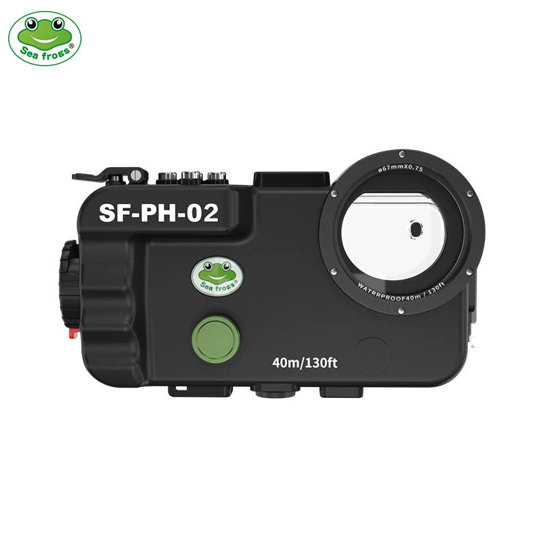 Seafrogs 40Meter Waterproof Bluetooth General Mobile Phone Case For Huawei P20 P30 P40pro Iphone 11/12/13/14 Series DivingCase