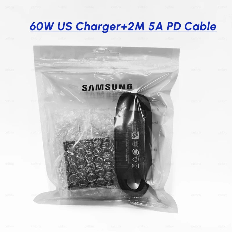 Samsung S26 Ultra original 60W Charger PD Type C Adapter EU Plug Fast Charge Samsung S25+ S25 S24 S23 S22 Ultra A57 Tab S10 S9