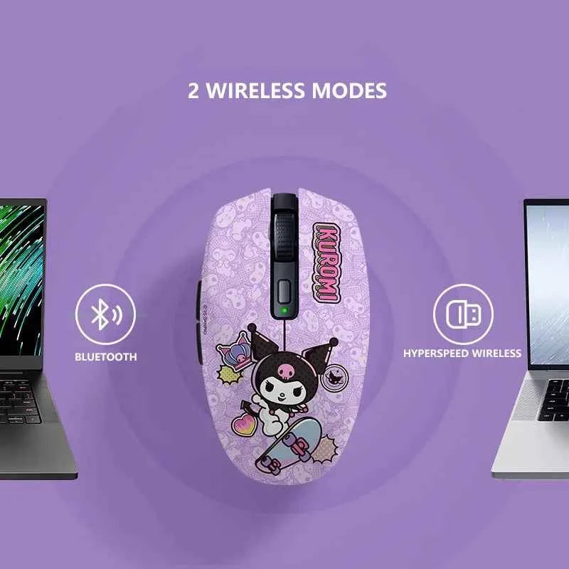 Razer Sanrio Kuromi 20th Anniversary Wireless Mouse Dark Night Sweetheart Edition Dual Wireless Mice 18K DPI Optical Sensor