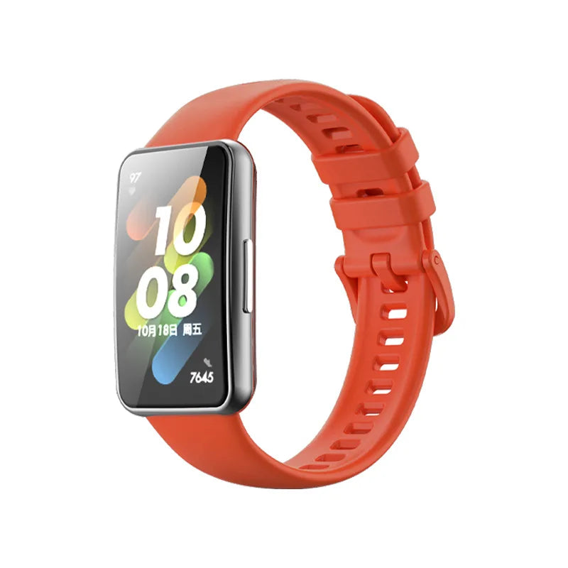 Silicone Strap For Huawei Band 8 Strap Accessories SmartWatch Replacement watchband Wristband correa bracelet for Huawei Band 8