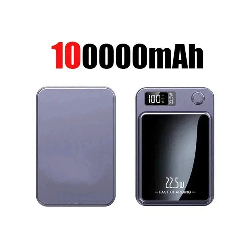 Magnetic Wireless Power Bank 200000mAh 22.5W Fast Charging External Battery Charger For Huawei Samsung iPhone PD 20W Powerbank