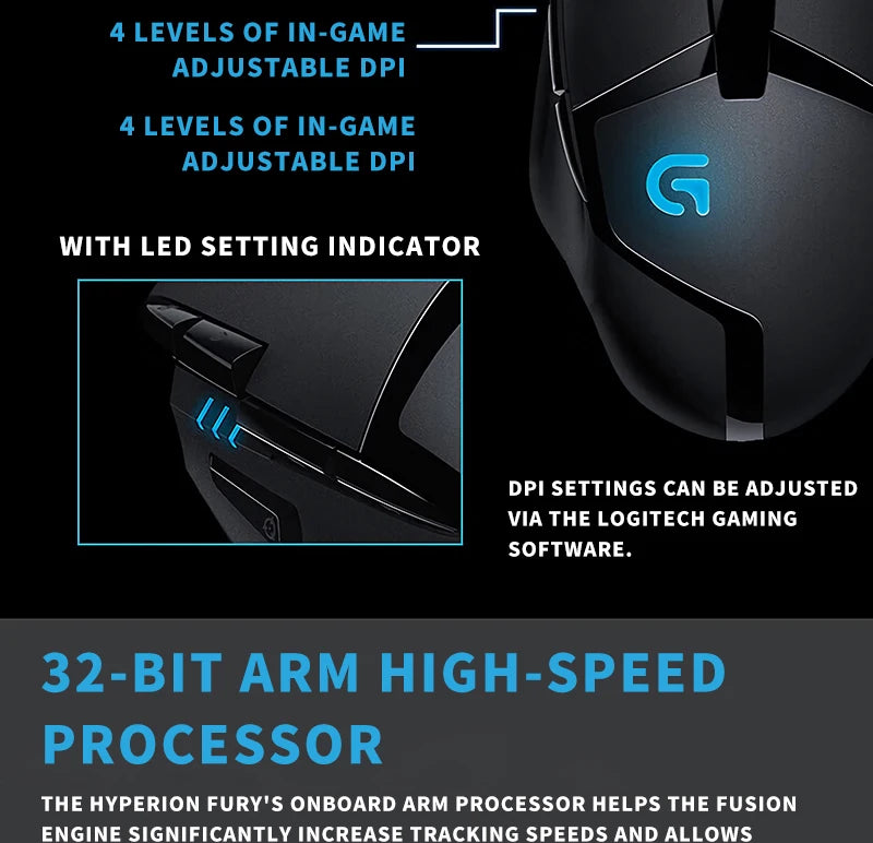 [Limited-time Discount] Logitech G402/M100R/G102 Gaming Mouse - The Perfect Time to Purchase!