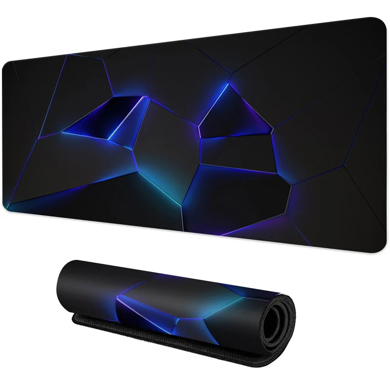 New Cool Geometric Pattern 3D Mouse Pad Computer Laptop Mouse Pad Office Large Gaming Mousepad Rubber Bottom Non-Slip Desk Mat