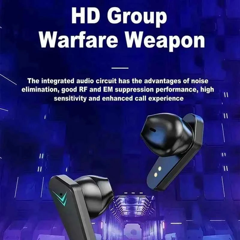 2026 New TWS Wireless Earphones with Bluetooth 5.49 Gaming Headset Sport Earbuds with LED Display Earhooks and Built-in Mic