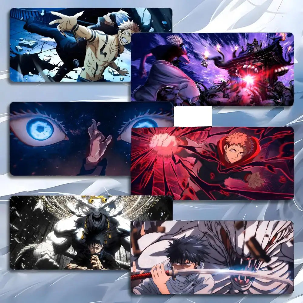anime supernatural J-Jujutsu K-Kaisen Mouse Pad Mousepad Large Gaming LockEdge Thickened PC Table Desk Mat