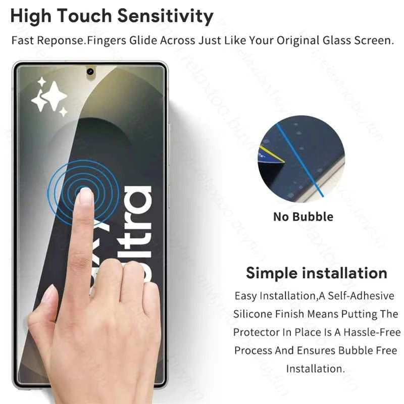 S 25 Case 5-1Pcs 9H Glass For Samsung Galaxy S25 S26 Ultra Edge S25Edge S25Ultra S25+ 5G Screen Protector Toughened Guard Cover
