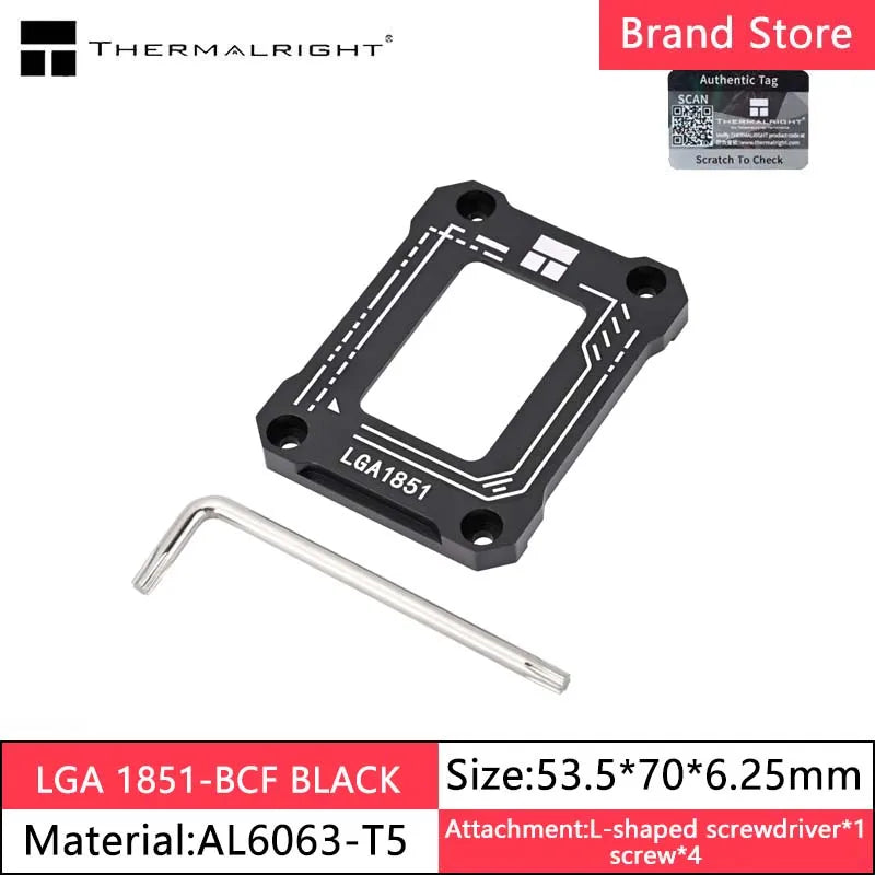 Thermalright LGA1700-BCF Black V2 CPU Anti-Bend Fixer Intel 13th Gen Anti-Bend Fixture with Corrective Intel CPU Fixing Bracket
