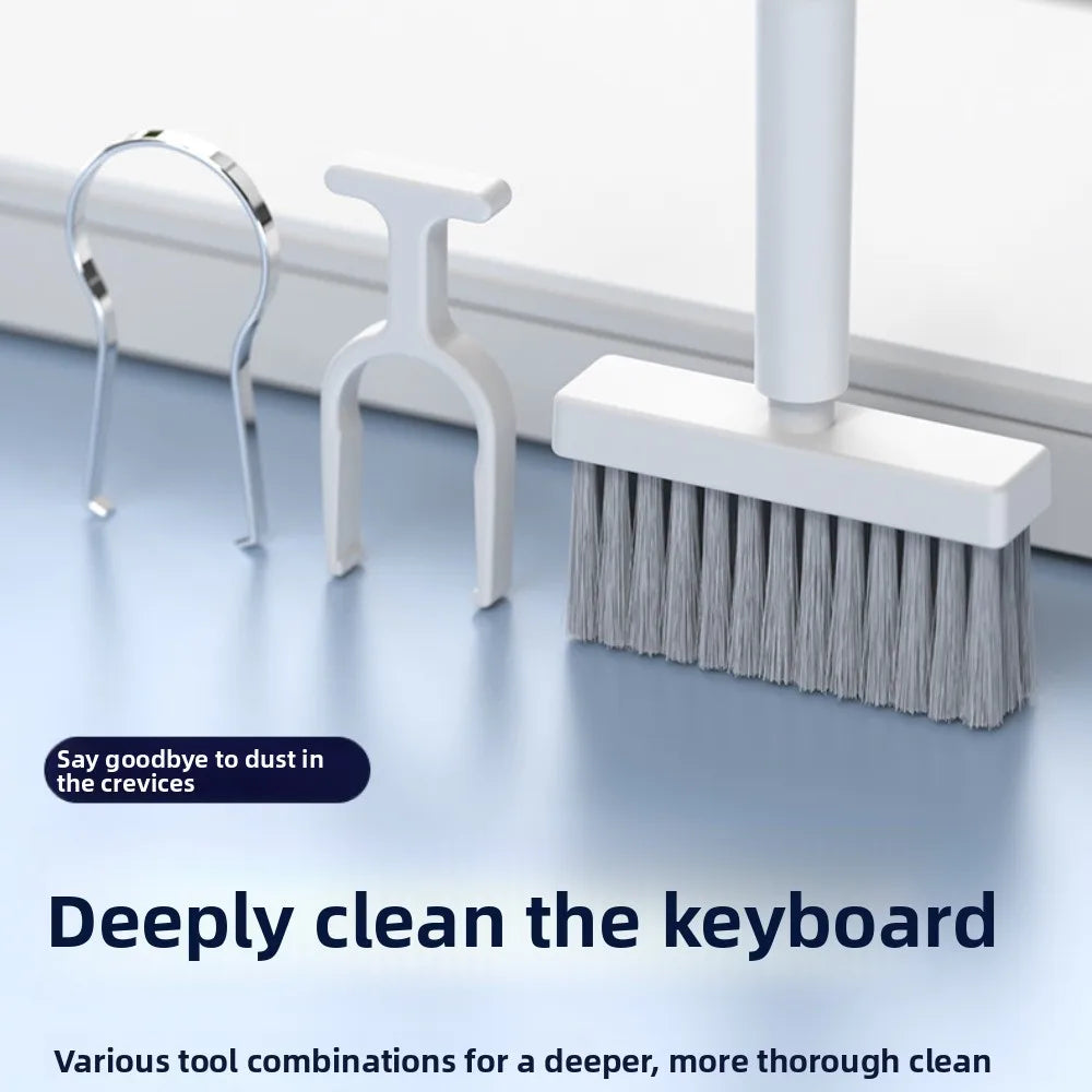 Wrist Pad Computer Cleaning Tools 22 in 1 Soft Foam Keyboard Cleaner Kit Built-in Storage Duster Earphone Clean Brush Set Typing