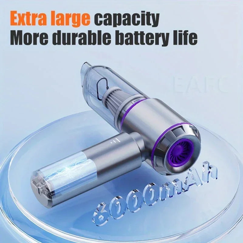 New Portable Handheld Vacuum 30000Pa Cordless Car Vacuum Cleaner With Brushless Motor 4 In 1 For Keyboard, Home, Pet And Car