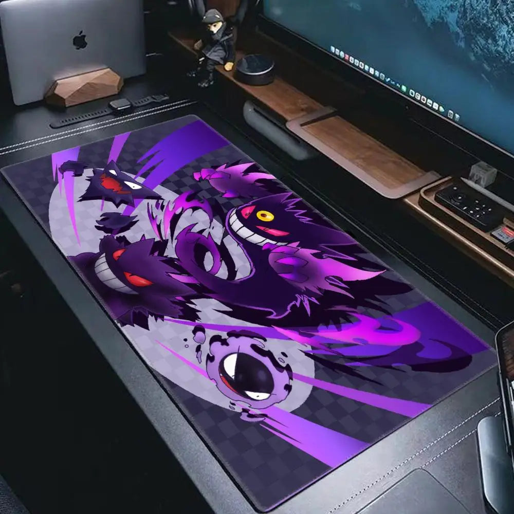 P-Pokemon-Gengar Grande Mousepad Large Gaming Mouse Pad LockEdge Thickened Computer Keyboard Table Desk Mat - WinSupport Tech