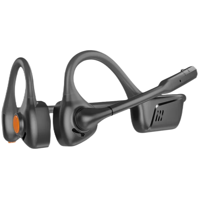 eppfun Open Ear Air Conduction Bluetooth Headphones, aptX-LL  Boom Microphone and Mute Button, , for Driving, Phone Call, Office