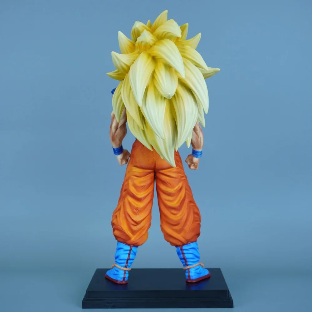 31.5cm/12.4in Anime Dragon Ball Figure Super Saiyan 3 Goku Action Figures Pvc Statue Desktop Ornamen Collection Model Toys Gifts