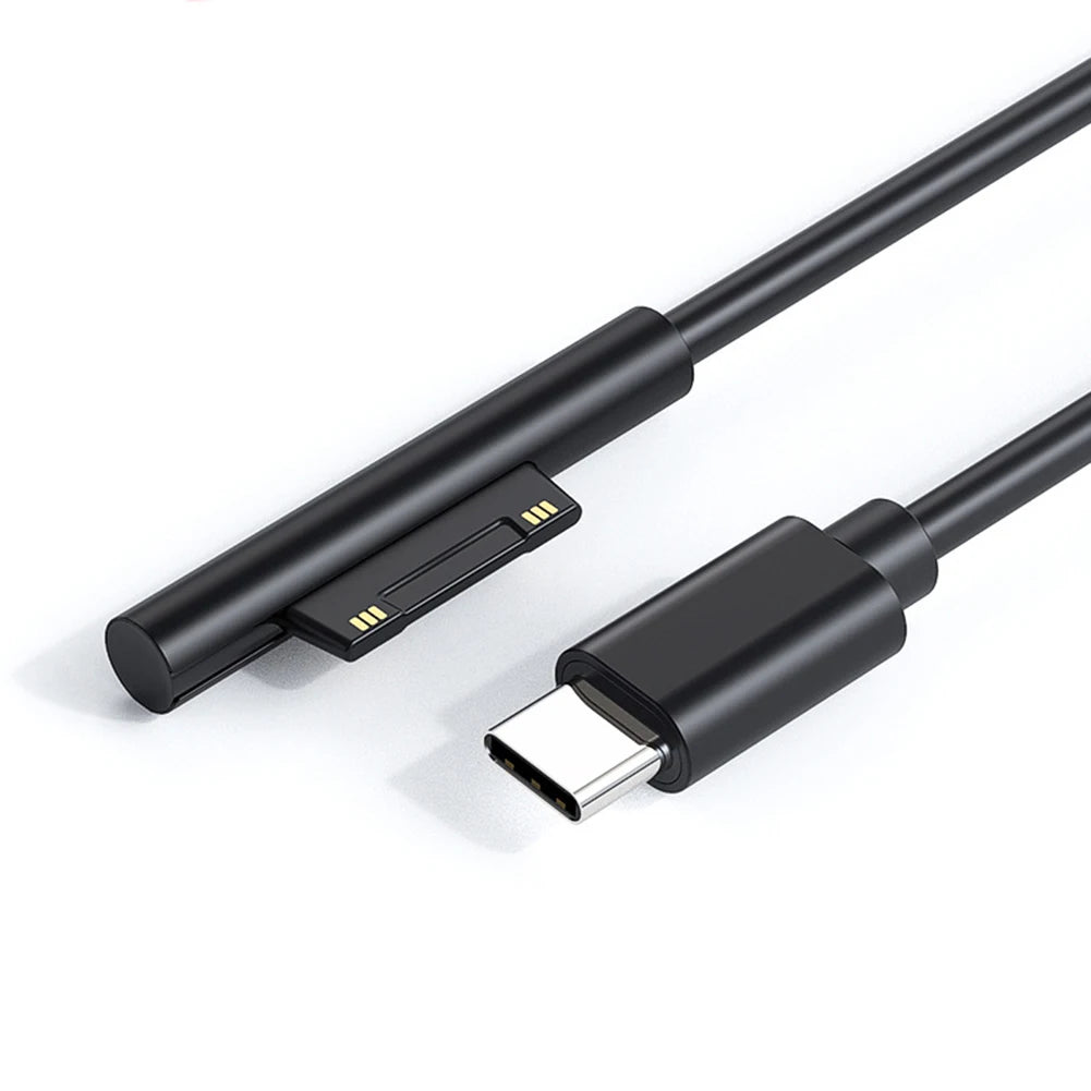 Fast Charging USB Type-C Power Adapter Cable for Microsoft Surface