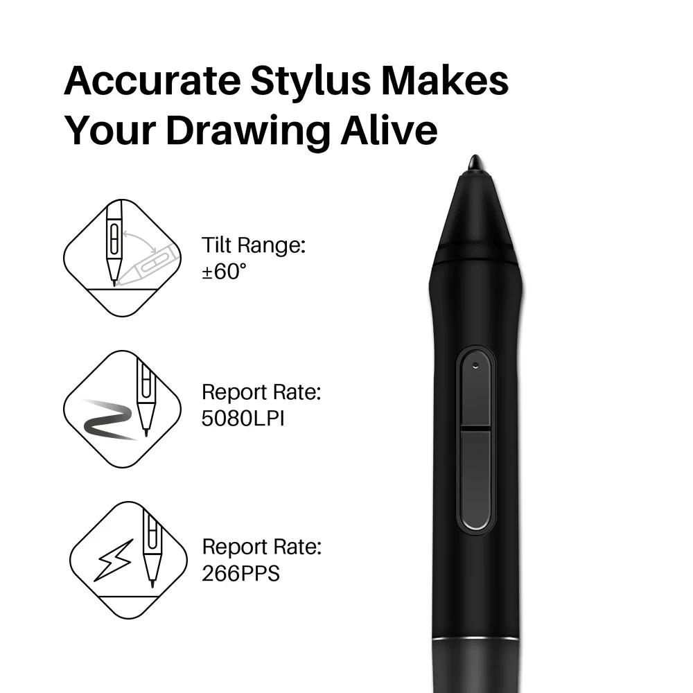 Huion Inspiroy Dial Q620M Graphic Tablet 8192 levels Wireless Drawing digital Pen Tablet with Dial for PC/Android