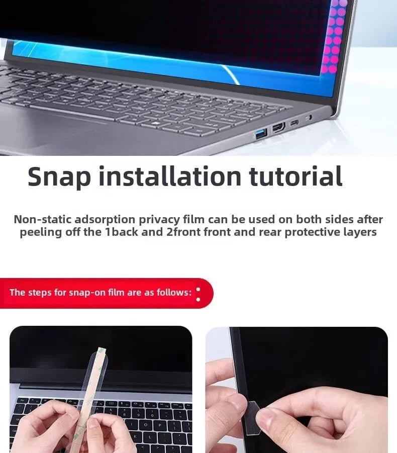 For Lenovo Yoga Slim 9i 7i /Pro 7 14ASP9 Laptop Privacy Protection Film Slim 7 15ILL9 Computer Screen Anti-Visit Slim 9 14ILL10