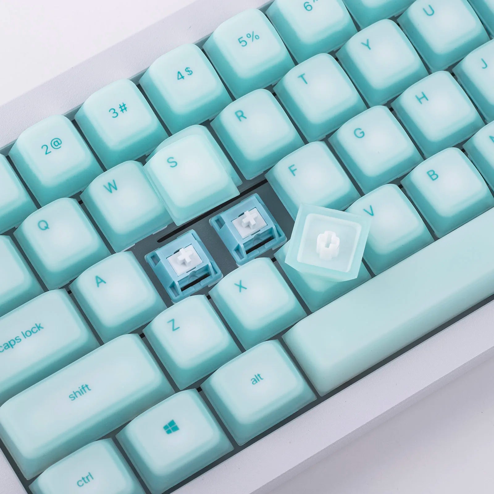 EPOMAKER AegisSil Keycap Set 113 Cherry Profile Silicone Material Keys for Cherry MX/Kailh/Outemu/Gateron Mechanical Keyboard