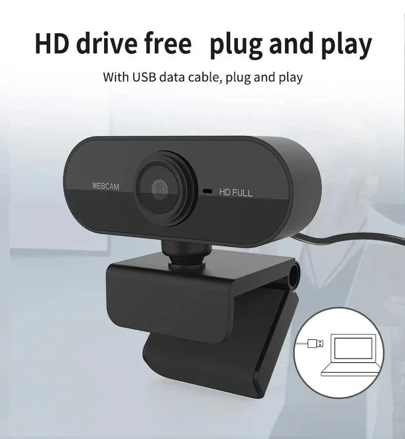 Online Course Webcam 1080P Camera Built-in Microphone High-definition Camera Laptop Conference Camera Without Driver USB Camera