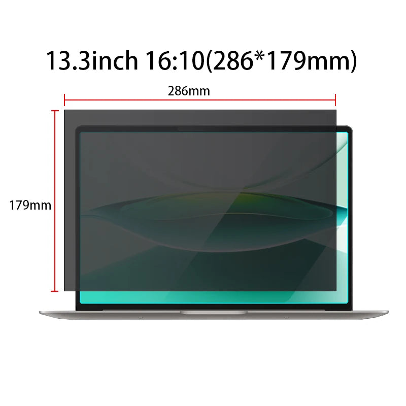 for 13/14/16/17/18 inch laptop privacy film customized size anti reflection and anti blue light radiation screen protector film