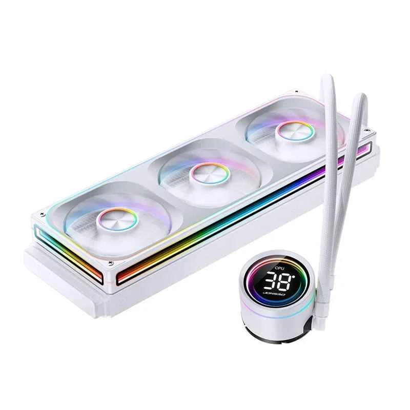 JONSBO TH-360 White Water Cooler 120mm ARGB Fan TH-240 AIO CPU Liquid Cooling Integrated Water-cooled LGA1700 115X 1851 1200 AM5