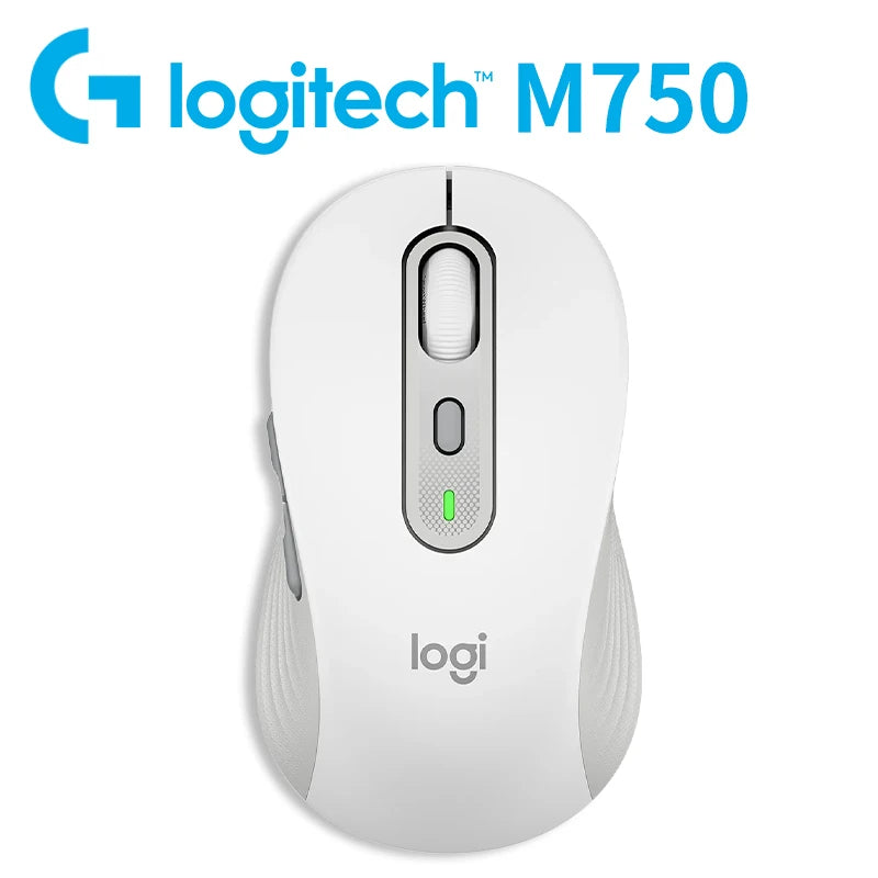 Logitech M750 Wireless Mouse, Silent Bluetooth Mouse with SmartWheel, 24-Month Battery, for PC/Mac/Laptop