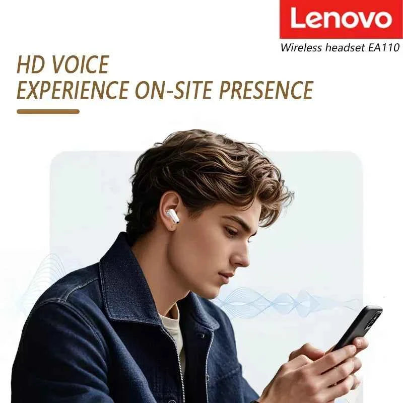 Lenovo EA110 TWS Gaming Earphone ENC High-definition Calling Bluetooth Headphones Noise Reduction 200mAh HD Voice Sports Earbuds