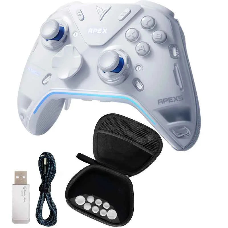 Flydigi apex 5 controller gamepad wireless gamepad for pc /Switch/Phone/TV/tablet computer,charging dock with Cool RGB screen