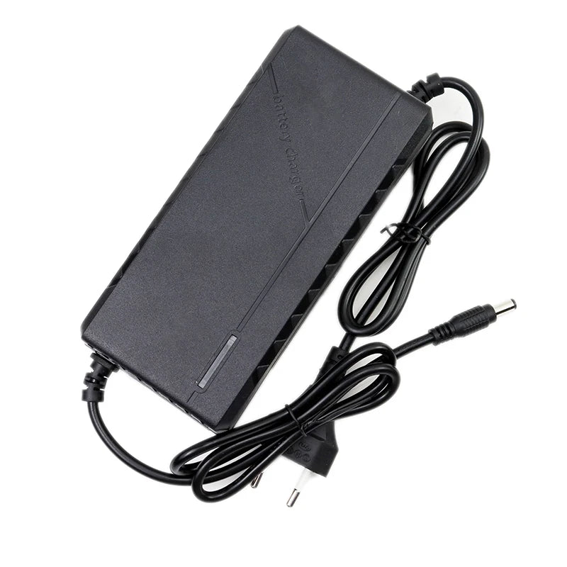 36V 48V Charger 2A 5A 10S 13S Lithium-ion Battery Pack Charger 42V 54.6V 5A Intelligent Fast Charging EU Plug With Cooling Fan